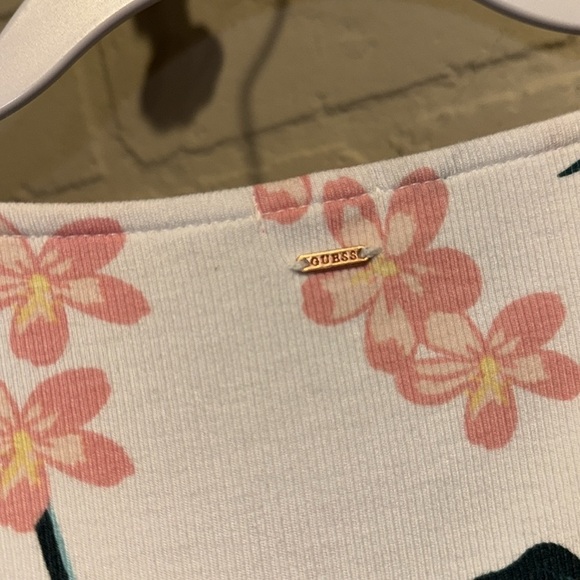 Guess Floral bodysuit Long Sleeve tropical NEW medium stretch thong - Picture 3 of 6